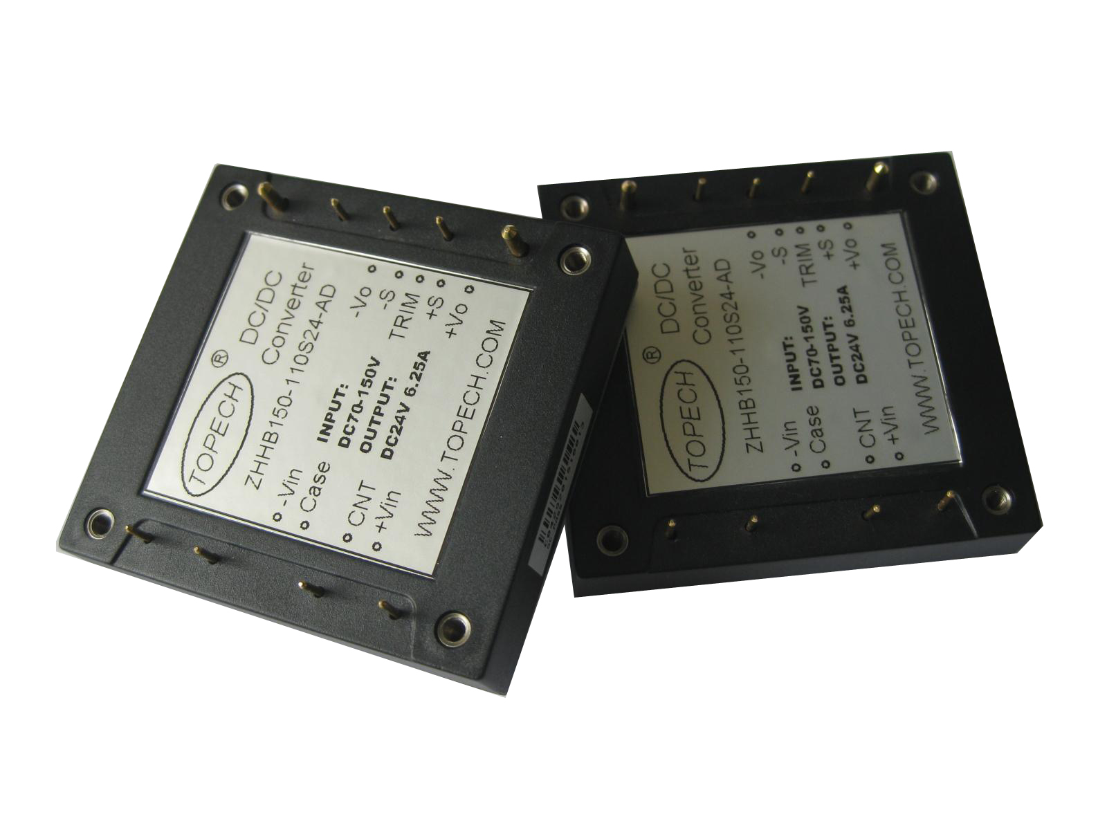 48V to 150W 24V Half Brick DC-DC Power Converter